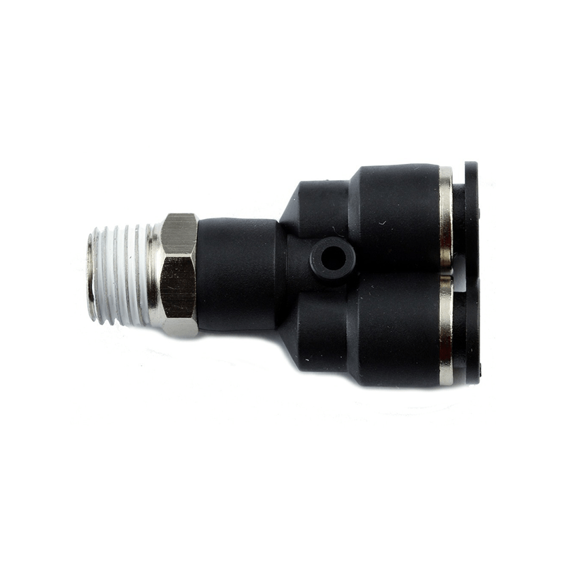 GO YPX Pneumatic Male Y Branch Push Fit - GO Industrial - YPX04 - M5