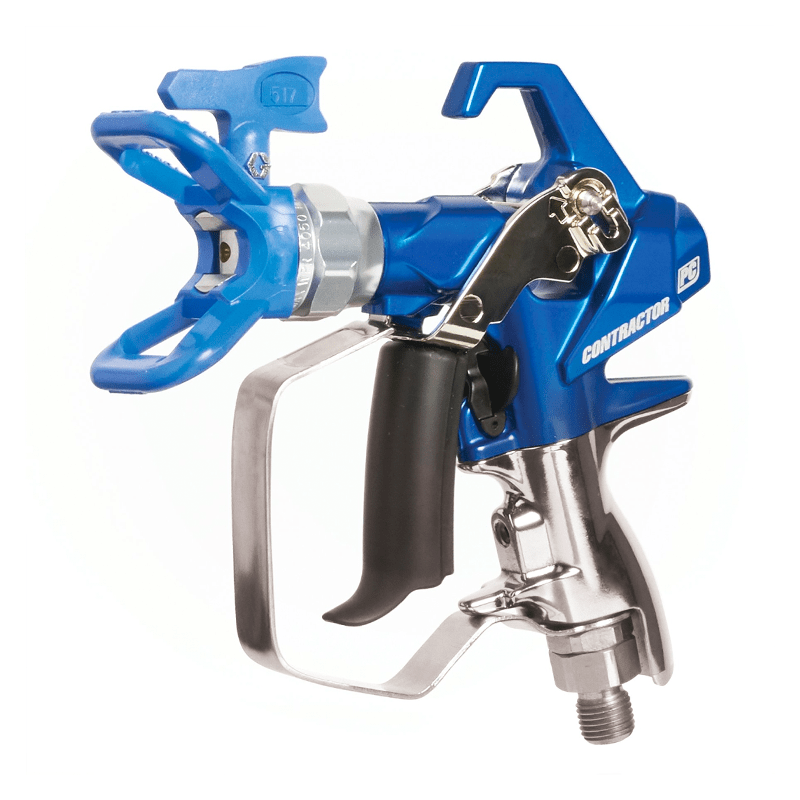 GRACO Contractor PC Compact Airless Spray Gun with RAC X 517 SwitchTip - GO Industrial - 19Y349