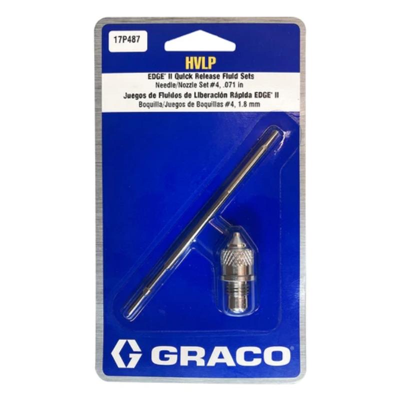 GRACO Edge II HVLP Quick Release Fluid Set - GO Industrial - 17P485
