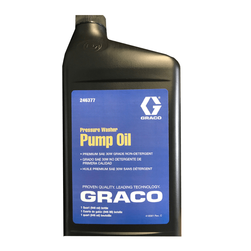 GRACO Pressure Washer Pump Oil 950ml - GO Industrial - 246377