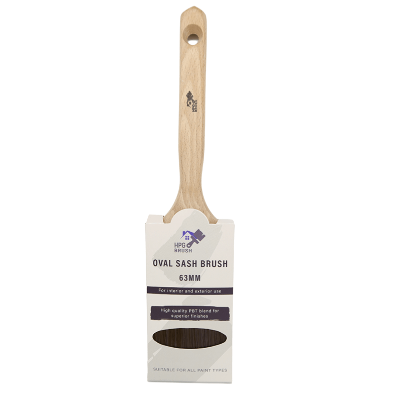 HPG Oval Sash Brush 63mm - GO Industrial - HPG63