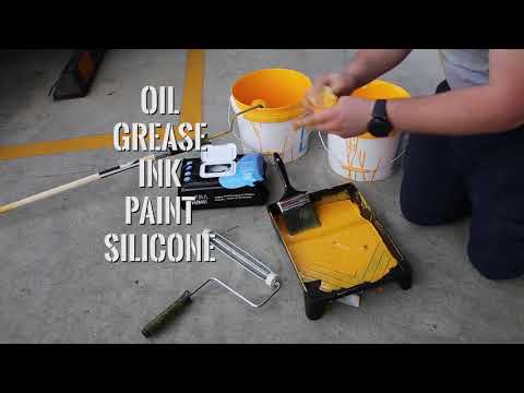 Ultra Grime Industrial Wipes In on wet paint