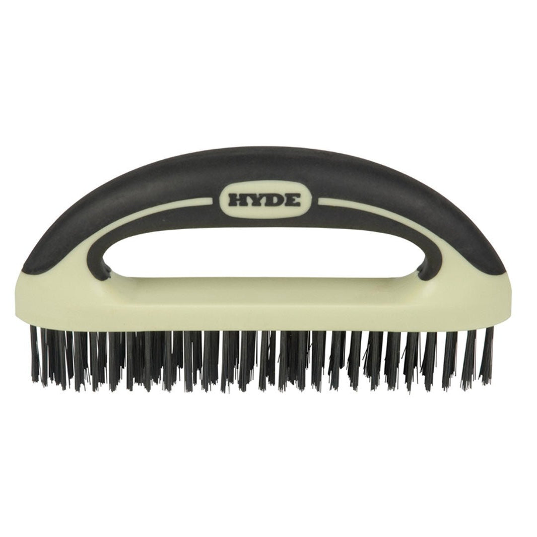 HYDE Wire Brush Maxxgrip - GO Industrial - 22WB46837
