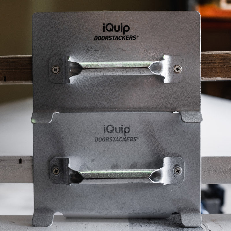 iQuip Metal Door Stackers In use