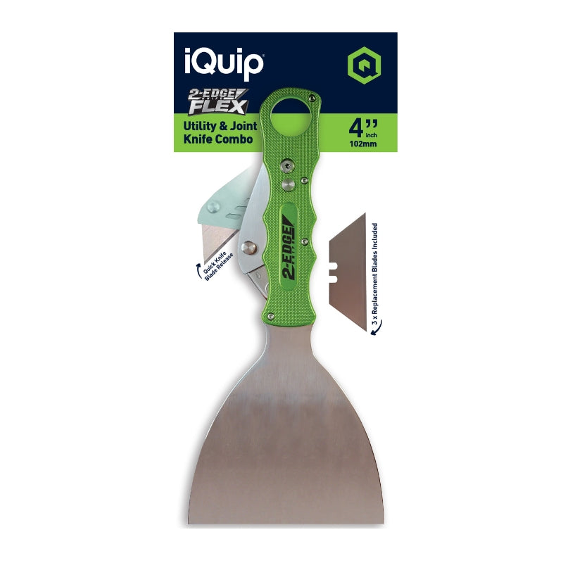 iQuip 2-Edge Utility & Flex Joint Knife Combo