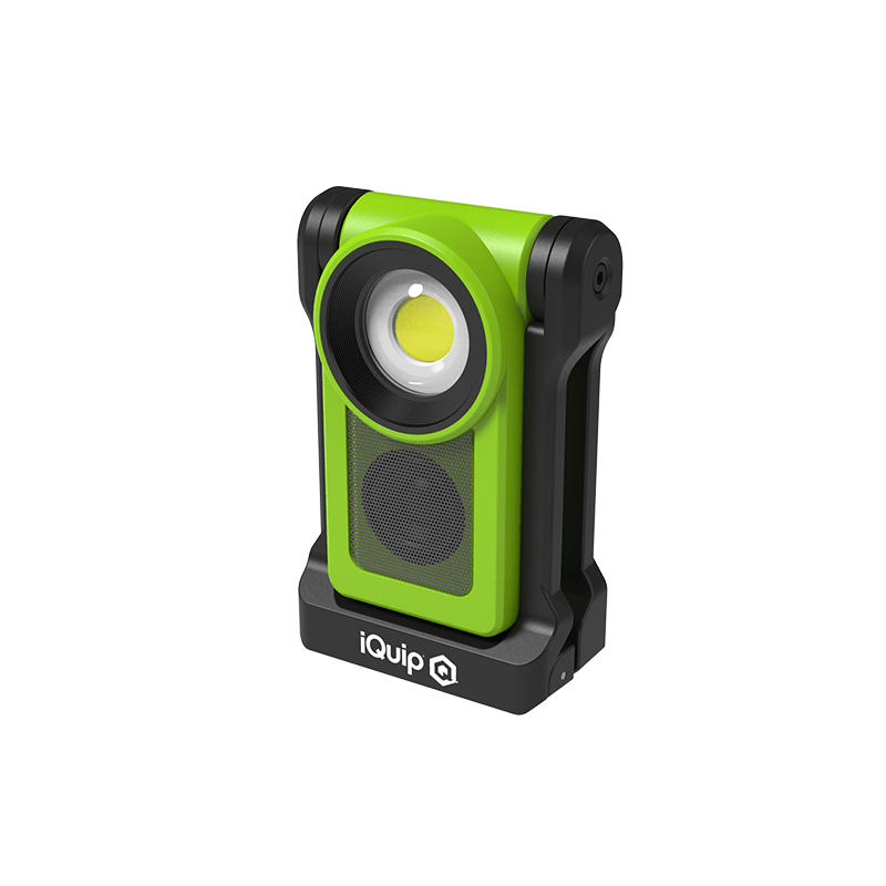 IQUIP iBeamie LED Rechargeable Light with Speaker - GO Industrial - 18LB10S
