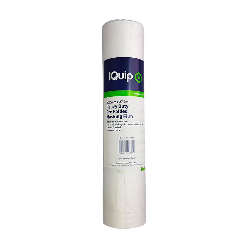 IQUIP Pre-folded Plastic Masking Film - GO Industrial - 16FMS240027