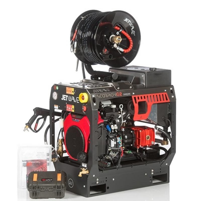JETWAVE Scorpion G2 300 - 4350PSI 26lpm Water Jetting System Drain Cleaner - GO Industrial - HJ4350 - 26PH