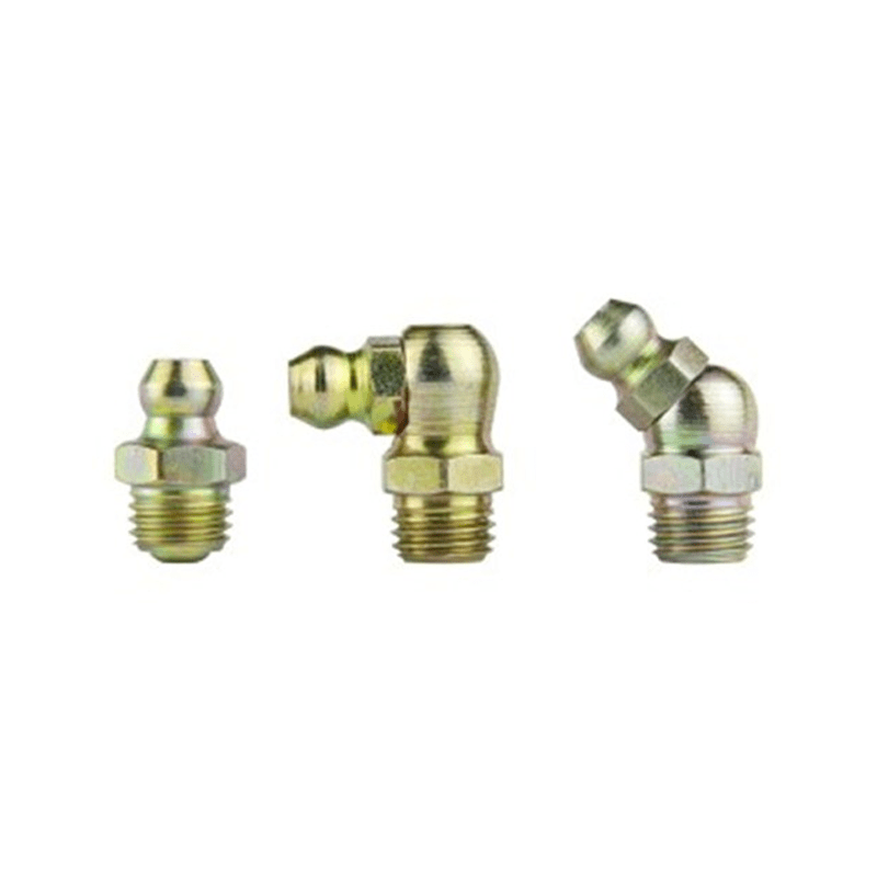 MACNAUGHT 45ş Metric Grease Nipple M8 x 1 Tapered 5 - Pack - GO Industrial - L - N081M - 45