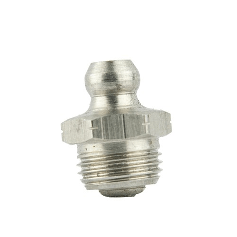 MACNAUGHT Straight Stainless Steel Nipple M10 x 1 Tapered 5 - Pack - GO Industrial - L - N101M - 0SS