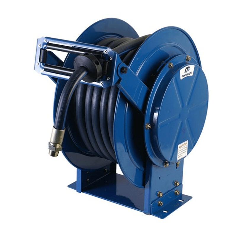MACNAUGHT Twin Pedestal Air/Water Reel 19mm x 20m - GO Industrial - MATP1920 - 01