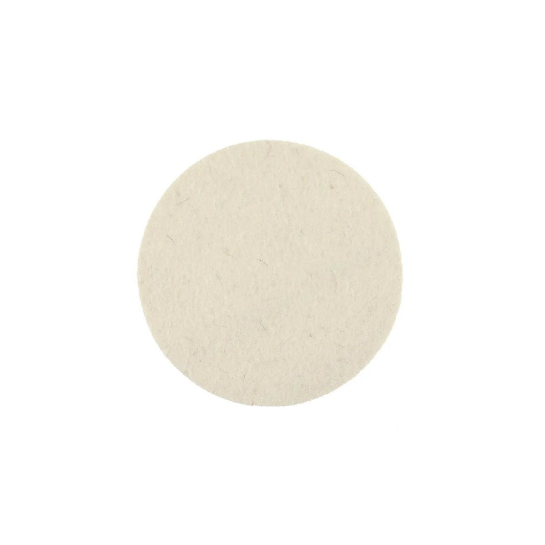 MIRKA 125mm Polishing Felt Pad White 2 - Pack - GO Industrial - 7996012511