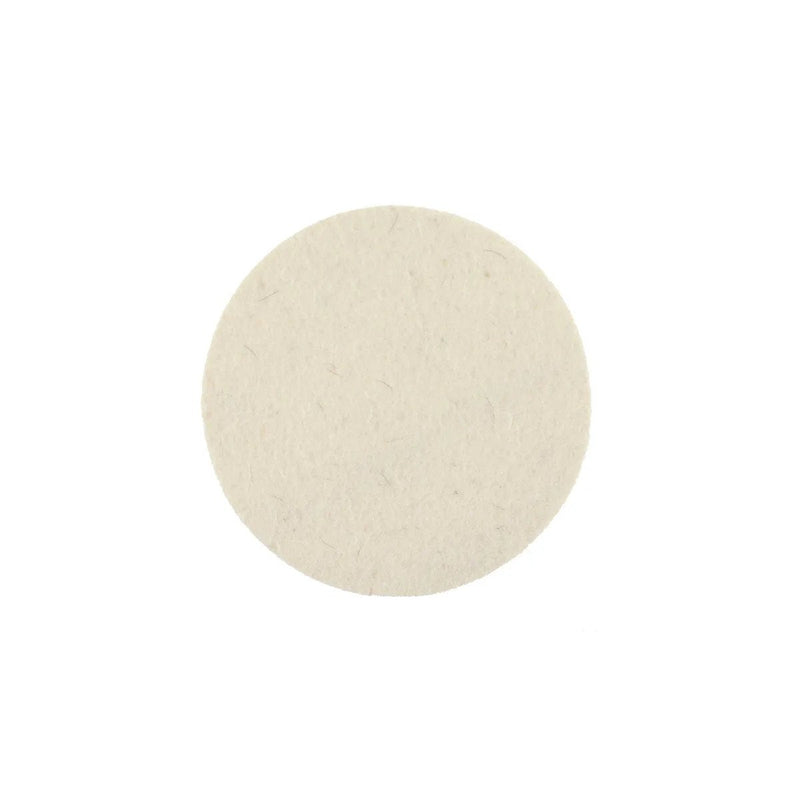 MIRKA 125mm Polishing Felt Pad White 2 - Pack - GO Industrial - 7996012511