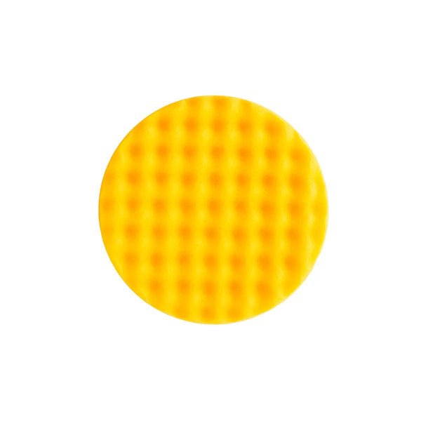 MIRKA 85mm Polishing Foam Pad Yellow Waffle 2 - Pack - GO Industrial - 7993408521