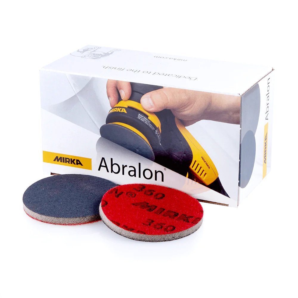MIRKA Abralon 77mm Foam Sanding Discs 20 - Pack - GO Industrial - 8A20302018