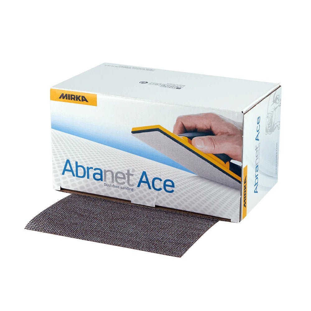 MIRKA Abranet Ace 81 x 133mm Ceramic Strip Abrasives 50 - Pack - GO Industrial - AC17805080