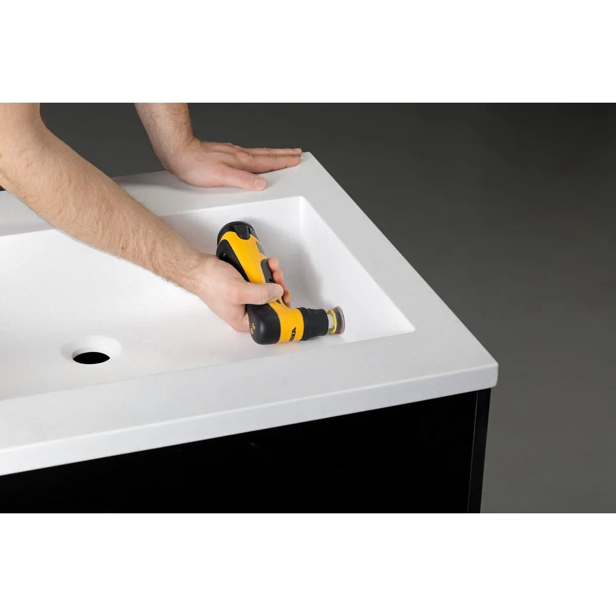 MIRKA AOS - B 130NV 32mm 3mm Orbit Cordless Spot Repair Sander - GO Industrial - 8991230312AN