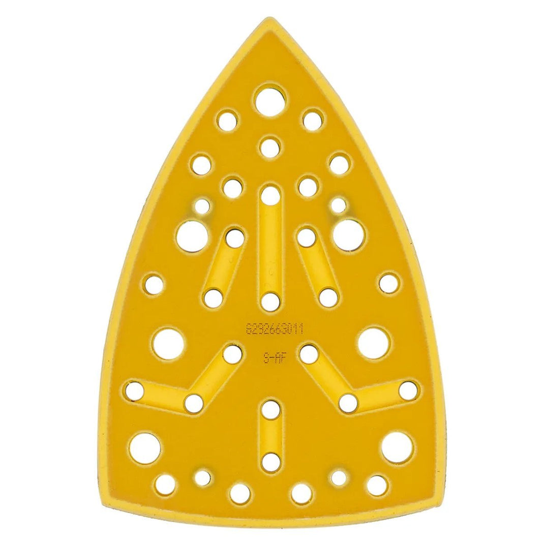 MIRKA DEOS Delta 32 Holes Medium 100 x 152 x 152mm Backing Pad - GO Industrial - 8292663011