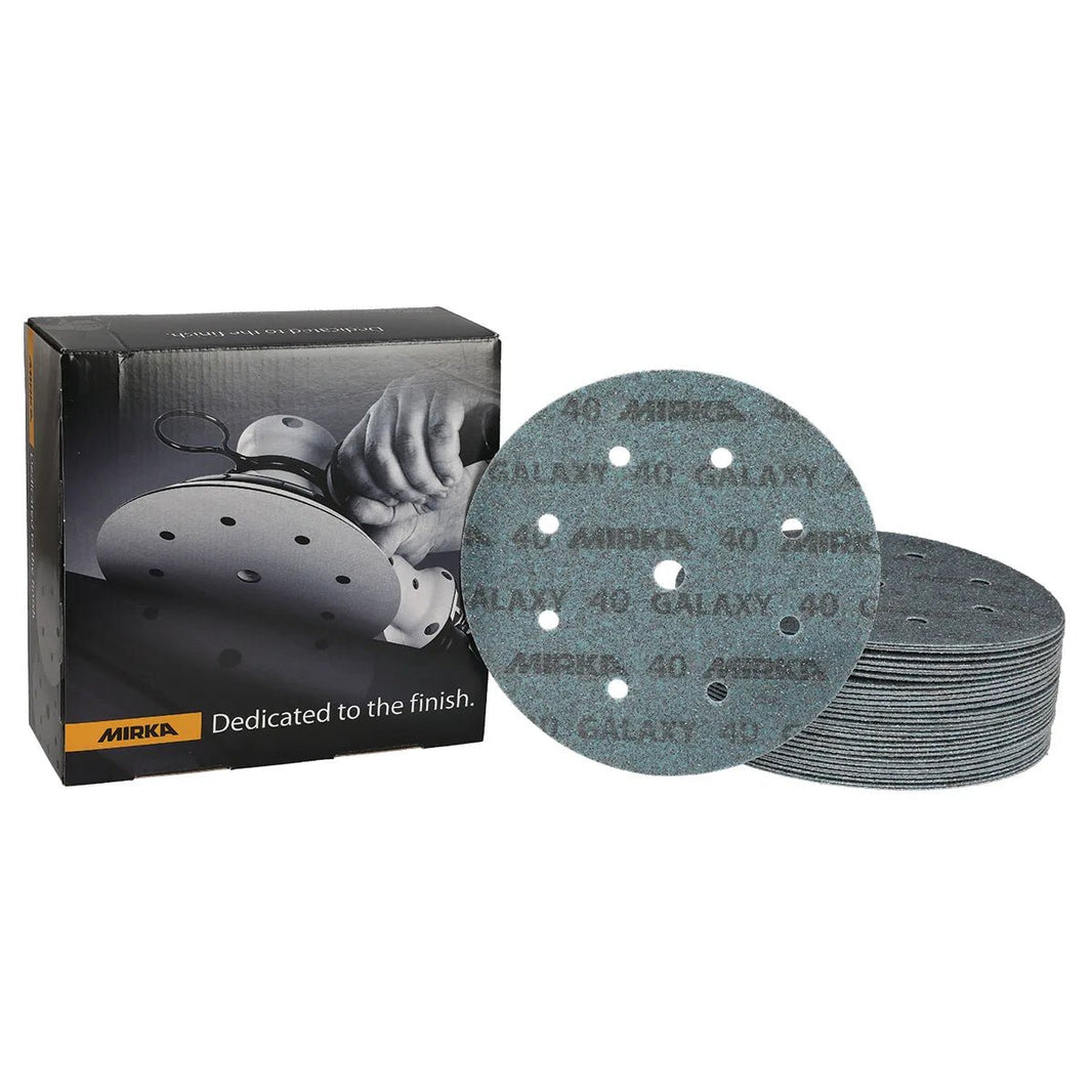 MIRKA Galaxy 200mm Self - Sharpening Disc Abrasives 50 - Pack - GO Industrial - FY63205040