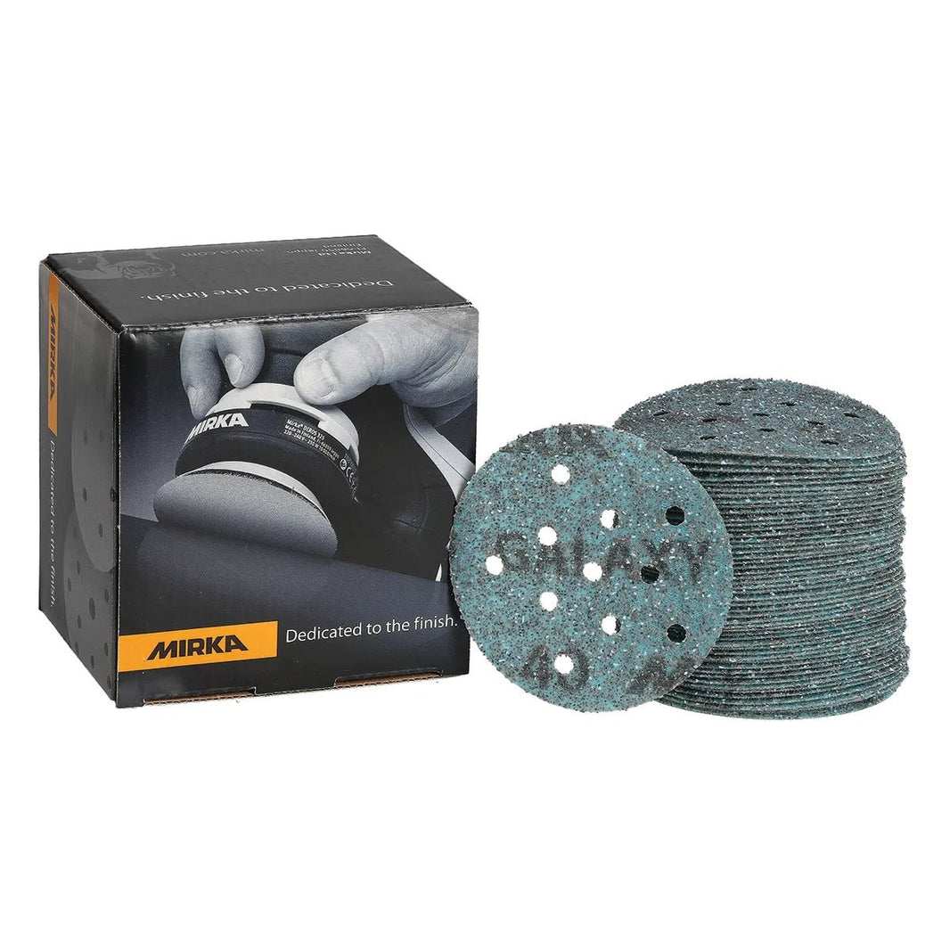 MIRKA Galaxy 77mm Self - Sharpening Disc Abrasives 50 - Pack - GO Industrial - FY6JV05040