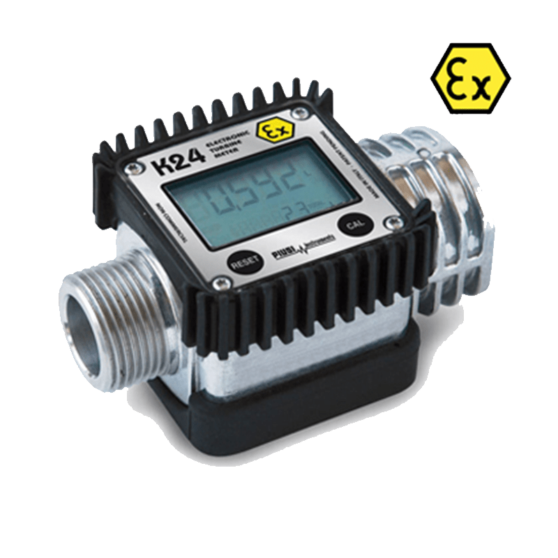 PIUSI K24 Meter ATEX Electronic 7 - 120lpm - GO Industrial - F00408X00