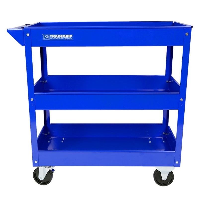 TRADEQUIP 3 Trays Workshop Trolley - GO Industrial - 6004