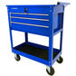 TRADEQUIP 4 Drawer Workshop Tool Trolley - GO Industrial - 6052