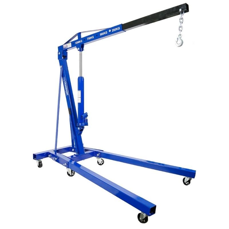 TRADEQUIP Foldable Engine Crane 1T Rated - GO Industrial - 1001T