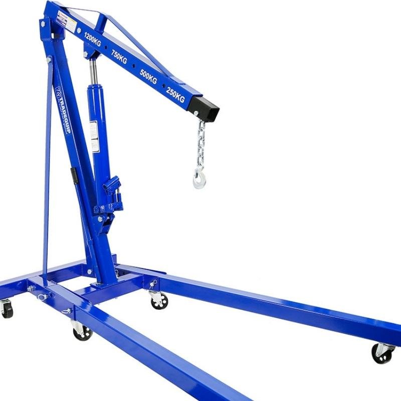 TRADEQUIP Foldable Engine Crane 1T Rated - GO Industrial - 1001T
