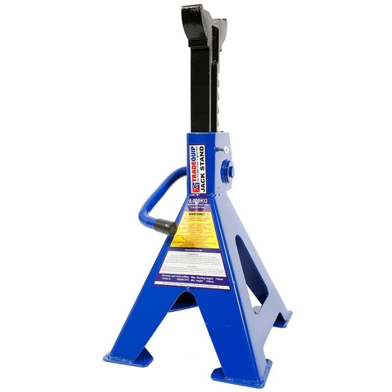 TRADEQUIP Jack Stands 8T Capacity Set of 2 - GO Industrial - 1162T