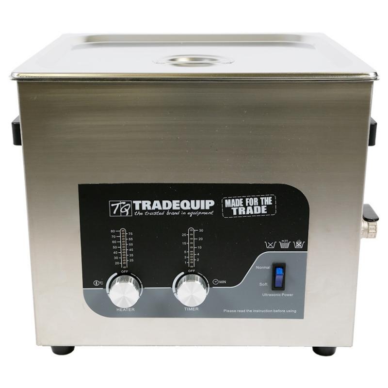 TRADEQUIP Ultrasonic Parts Cleaner 13 Litre - GO Industrial - 1037T