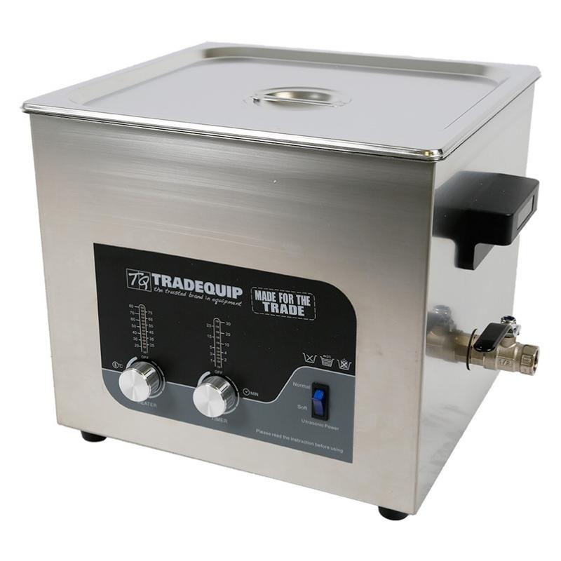 TRADEQUIP Ultrasonic Parts Cleaner 13 Litre - GO Industrial - 1037T