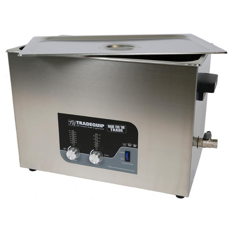 TRADEQUIP Ultrasonic Parts Cleaner 27 Litre - GO Industrial - 1038T