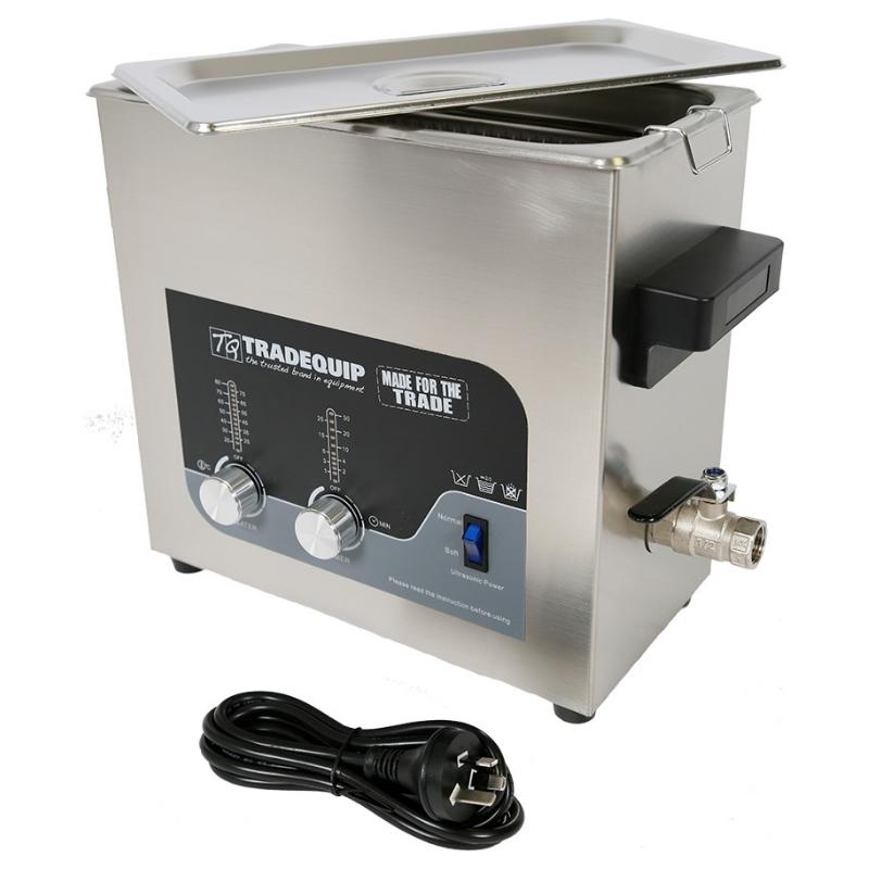 TRADEQUIP Ultrasonic Parts Cleaner 6 Litre - GO Industrial - 1036T