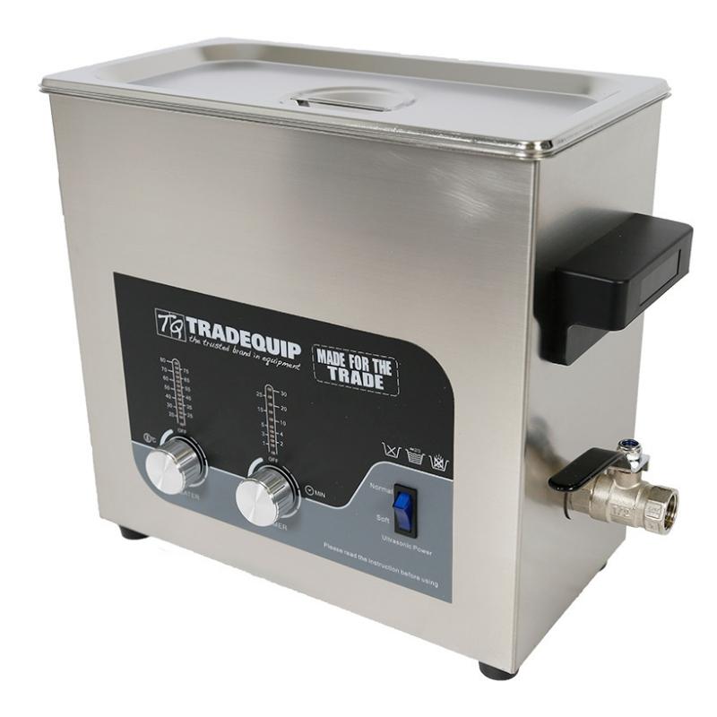 TRADEQUIP Ultrasonic Parts Cleaner 6 Litre - GO Industrial - 1036T