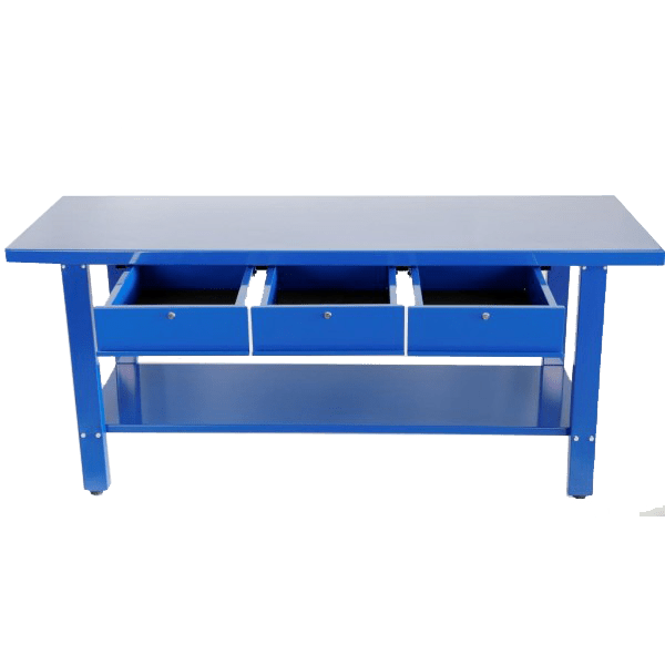 TRADEQUIP Workbench 3 Drawer 2000L x 860H x 640W mm - GO Industrial - 1012T