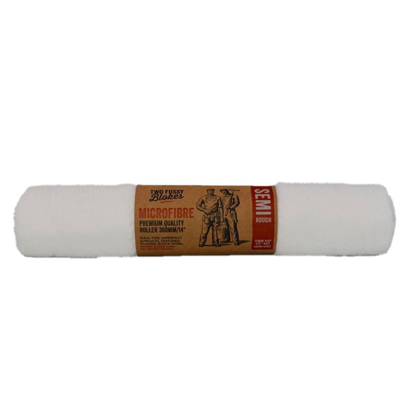 TWO FUSSY BLOKES 15mm Nap Microfibre Paint Roller 360mm - GO Industrial - MF - 360 - 15 - SGL