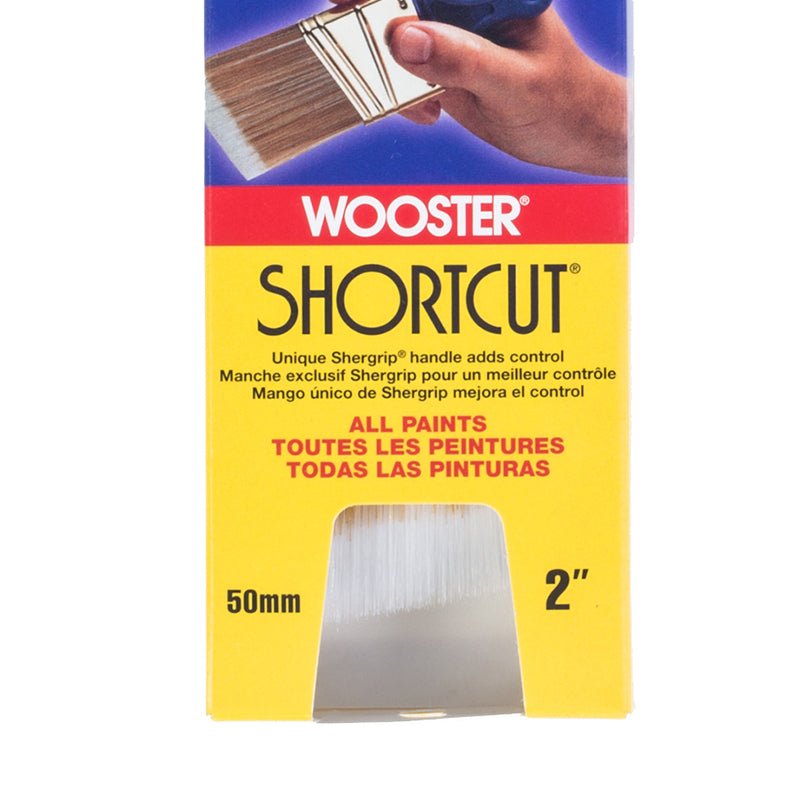 WOOSTER Shortcut Synthetic Angle Sash Brush 50mm - GO Industrial - 22WB3211