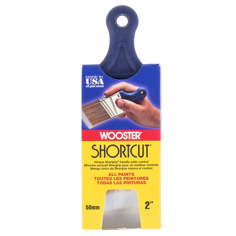 WOOSTER Shortcut Synthetic Angle Sash Brush 50mm - GO Industrial - 22WB3211
