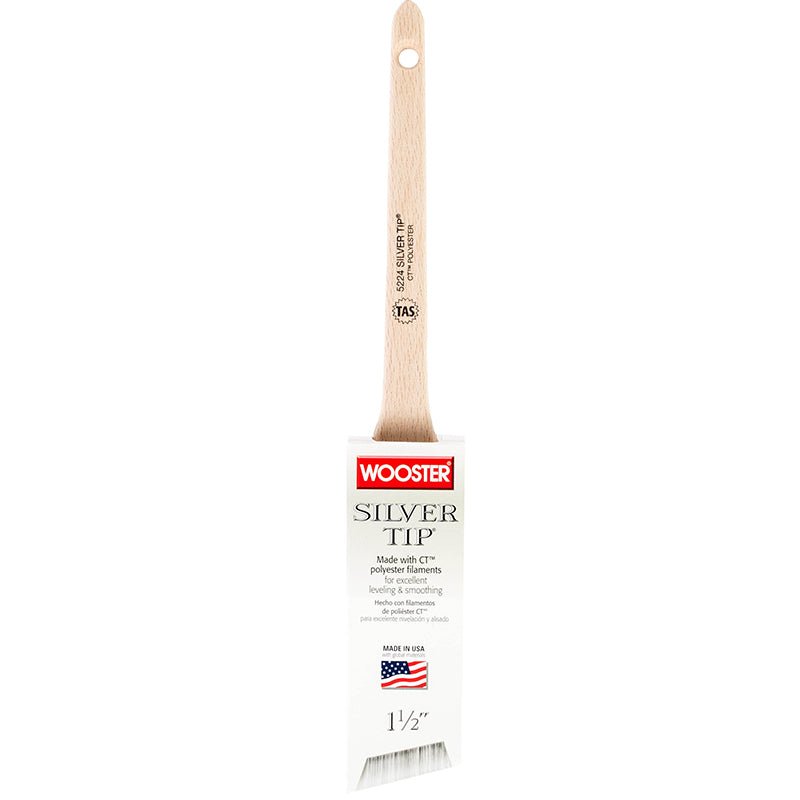 WOOSTER Soft Silver Tip Thin Angle Sash Brushes - GO Industrial - 22W5224050