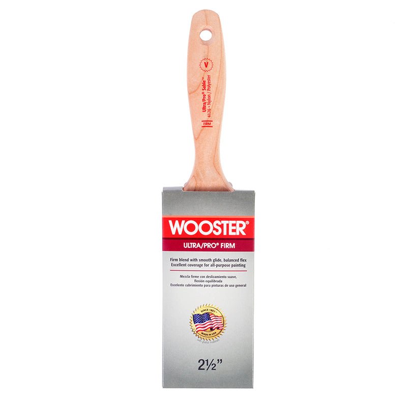 WOOSTER Ultra/Pro Firm Sable Oval Brushes - GO Industrial - 22W4176025